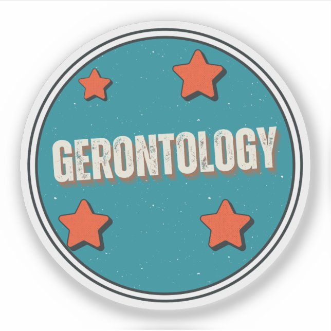 Adesivo Gerontologia (Frente)