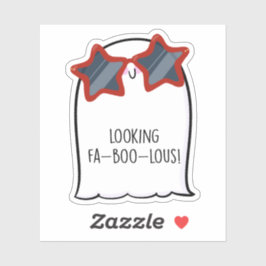 Adesivo Ghost Cute Halloween Art Fall Season