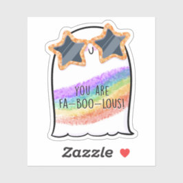 Adesivo Ghost Cute Halloween Art Fall Season