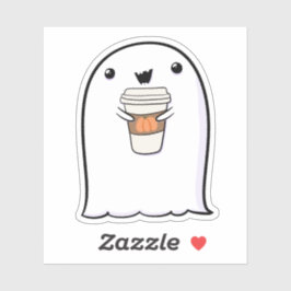 Adesivo Ghost Cute Halloween Art Fall Season