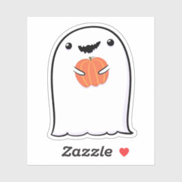 Adesivo Ghost Cute Halloween Art Fall Season