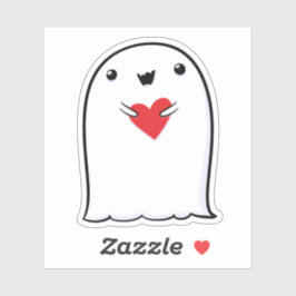 Adesivo Ghost Cute Halloween Art Fall Season