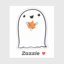 Adesivo Ghost Cute Halloween Art Fall Season
