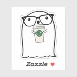 Adesivo Ghost Cute Halloween Art Fall Season