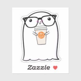 Adesivo Ghost Cute Halloween Art Fall Season