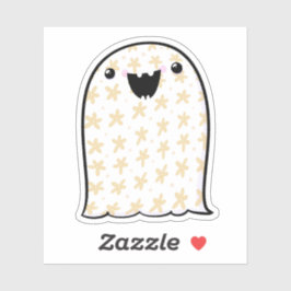 Adesivo Ghost Cute Halloween Art Fall Season