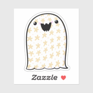 Adesivo Ghost Cute Halloween Art Fall Season