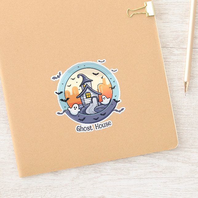 Adesivo Ghost House (Notebook)