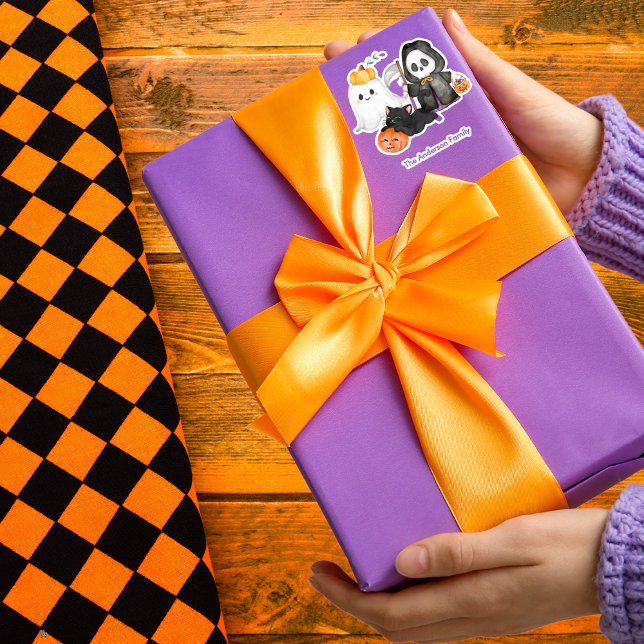 Adesivo Ghost Pumpkin Grim Reaper Black Fresco Bonito Hall (Criador carregado)