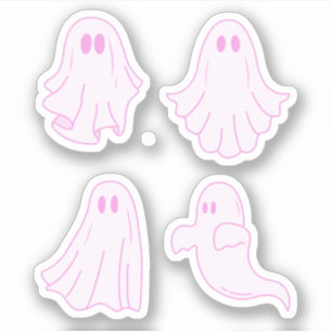 Adesivo Ghost Sticker Pack, Ghoul, Stickers Halloween