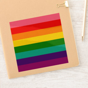 Adesivo Gilbert Baker Orgulho gay Flag