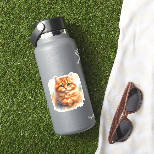 Adesivo Ginger Tabby Cat Classic T Shirt (HydroFlask Insitu)