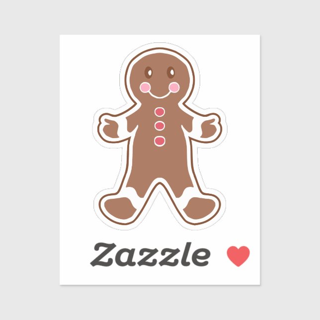 Adesivo Gingercake Man Sticker (Folha)
