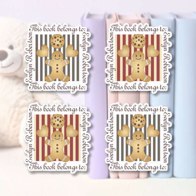 Adesivo Gingerpão de cozinha bonito (Criador carregado)