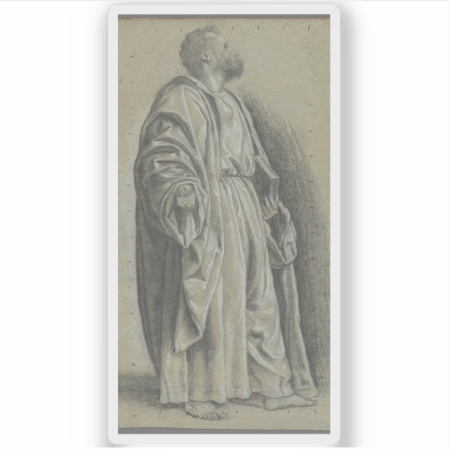 Adesivo Giovanni Girolamo Savoldo - Estudo para o Santo Pe (Frente)