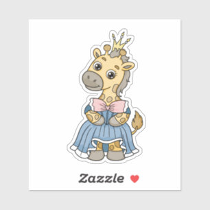 Adesivo Giraffe Princess