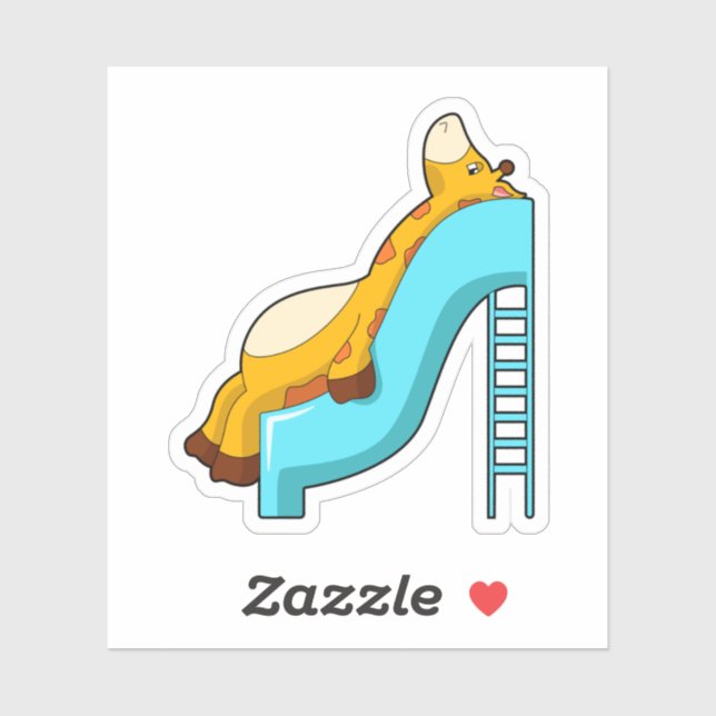 Adesivo Giraffe Slide (Folha)