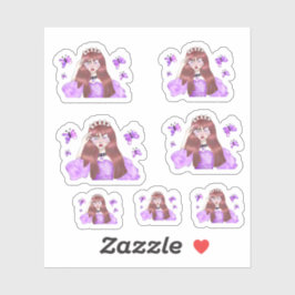 Adesivo Girl Drawing