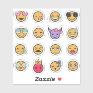 Adesivo Girly Cute Emojis