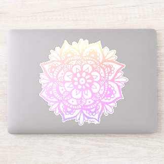 Adesivo Girly Pastel Mandala Flower