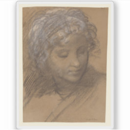 Adesivo Giulio Cesare Procaccini - Chefe de uma Figura Fem