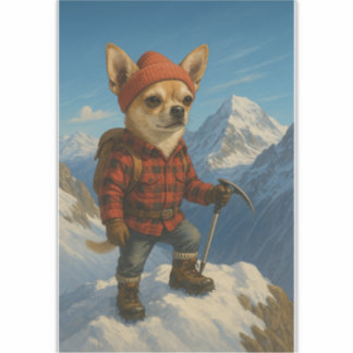 Adesivo Gizmo Conquers Mont Blanc – The Alpine Adventure