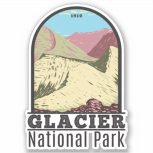 Adesivo Glaciar National Park Montana Triple Divide