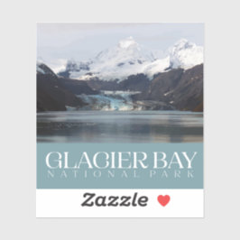 Adesivo Glacier Bay Sticker, National Park Decal