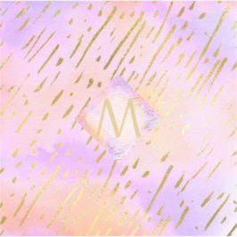 Adesivo Glama de Impressão Dourada Rosa Brilhante bonito