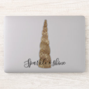 Adesivo Glitz Unicorn Sparkle Dourado