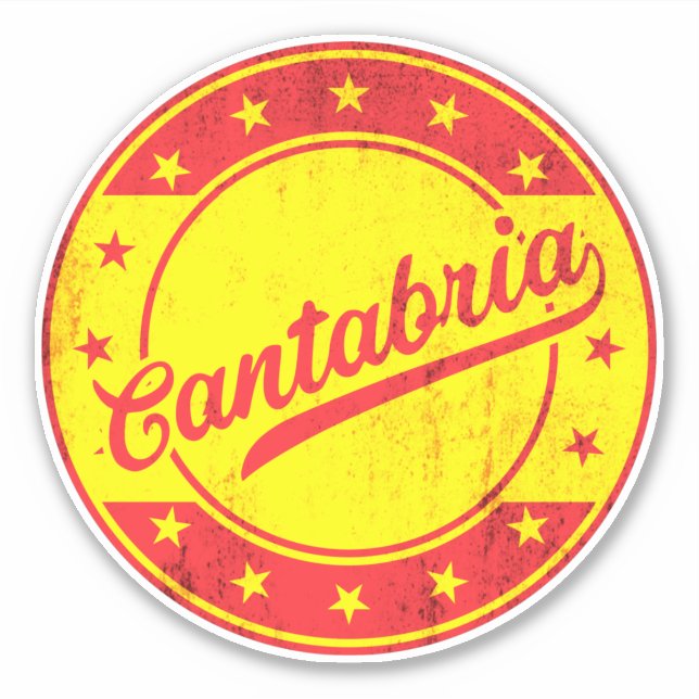 Adesivo Global Traveler - Cantabria, Espanha (Frente)