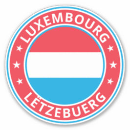Adesivo Global Traveler - Lëtzebuerg | Luxemburgo