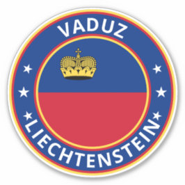 Adesivo Global Traveler - Vaduz, Liechtenstein