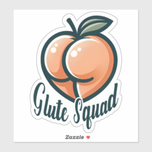 Adesivo Glute Squad Bumbum Glúteos Academia Fitness