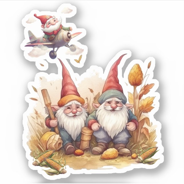 Adesivo Gnome Sticker (Frente)