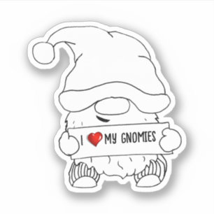 Adesivo Gnomo Christmas