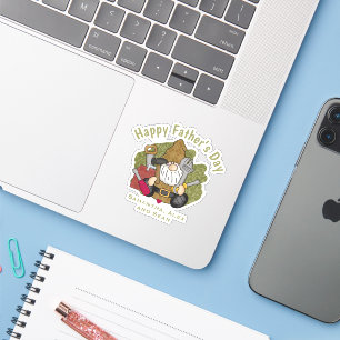 Adesivo Gnomo de Jardim do Handyman Personalizado