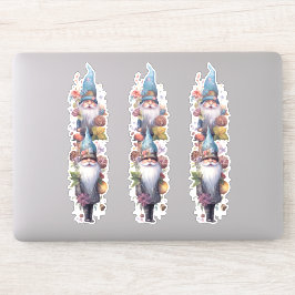 Adesivo Gnomos com chapéus azuis