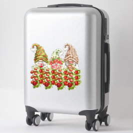 Adesivo Gnomos de Morango a Campo de Morangos 14"x14"