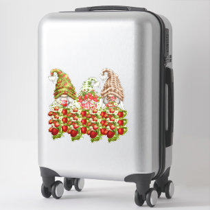 Adesivo Gnomos de Morango a Campo de Morangos 14"x14"