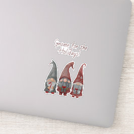 Adesivo Gnomos de Natal Adoráveis com Feliz Natal