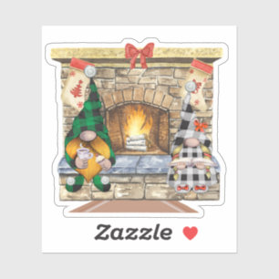 Adesivo Gnomos em casa