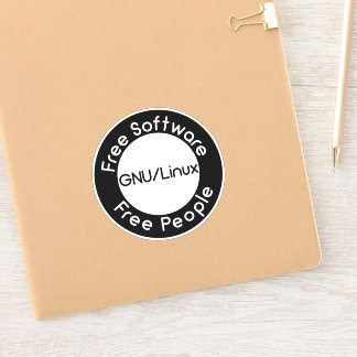 Adesivo GNU/Linux