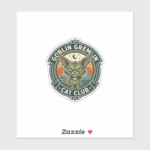 Adesivo Goblin Gremlin Gato Design Fofo de Kitty - Goblin