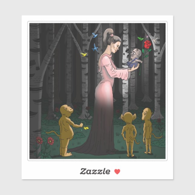 Adesivo Goblin Love (Folha)