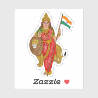 Adesivo Goddess Bharat Mata Stickers