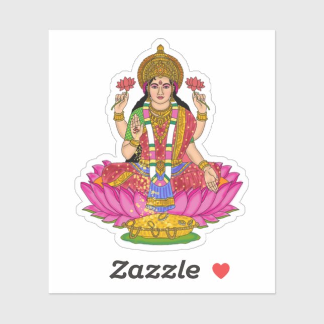 Adesivo Goddess Lakshmi Sticker Pack (Folha)