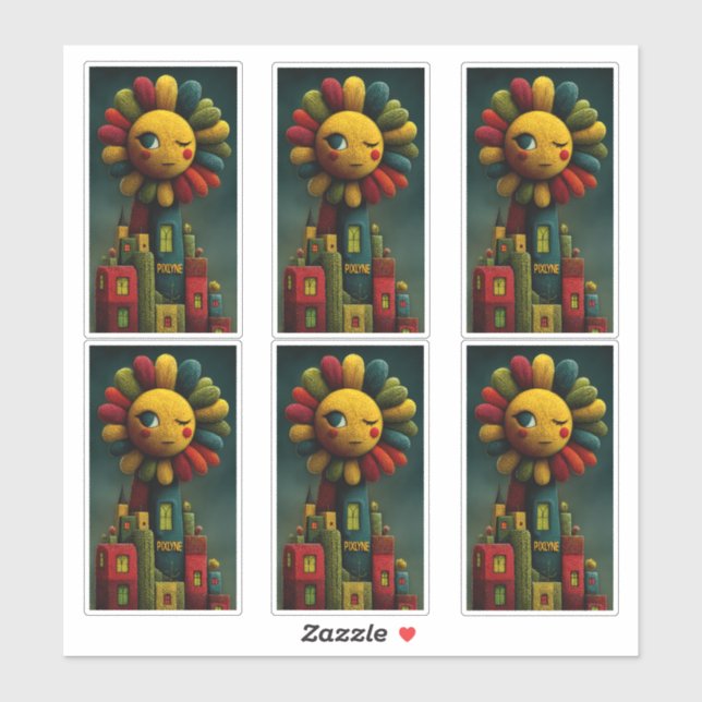 Adesivo GoddessAIArt Sticker Sheet (Folha)