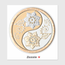 Adesivo Gold & Silver Yin Yang