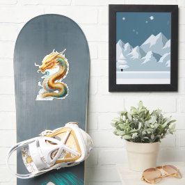 Adesivo Golden Dragon Majesty Custom-Cut Vinyl Sticker